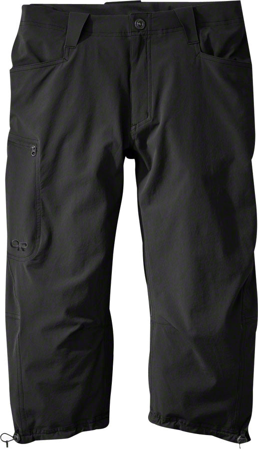 Outdoor Research Ferrosi Men's 3/4 Pants: Black, Size 38