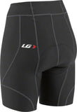 Garneau Women's 7.5" Fit Sensor Short: Black LG