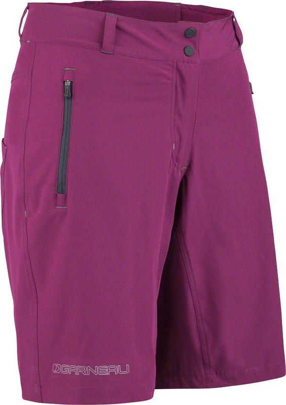 Garneau Latitude Women's MTB Short: Magenta Purple 2XL