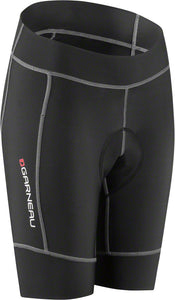 Garneau Request Promax Junior Girls Short: Black JR-MD