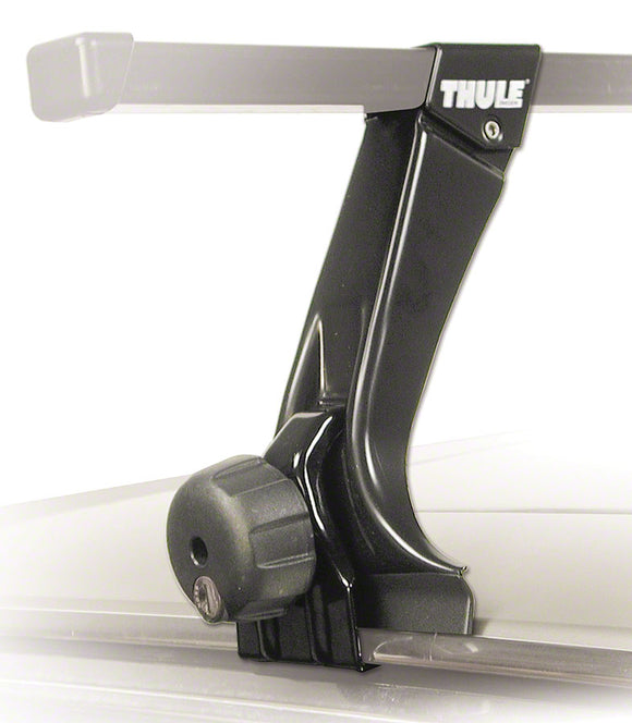 Thule 387 High Gutter Foot Pack Tower Set: Fits Rectangular Bar, 4-Pack