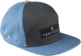 Teravail 7-Panel Cap: Turquoise/Dark Gray One Size