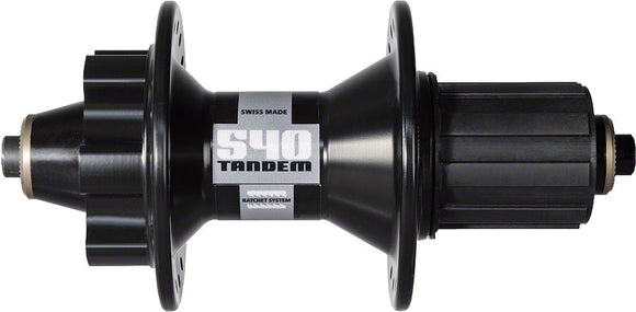 DT Swiss 540 Tandem Rear Hub: 40h, 135mm QR, 6-Bolt Disc