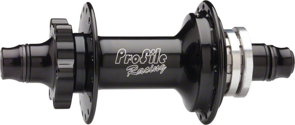 Profile Racing Elite MTB Rear Single Speed Hub, 32 Hole Bolt-On Axle Shimano Spline Black