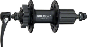 Shimano XT FH-M756A 32h 10-Speed 6-Bolt Disc Rear Hub, Black