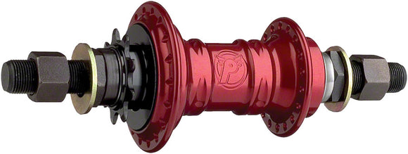 Profile Racing Mini BMX Cassette Rear Hub, 36 Hole 14mm GDH Axle Chromoly 9t Driver Red