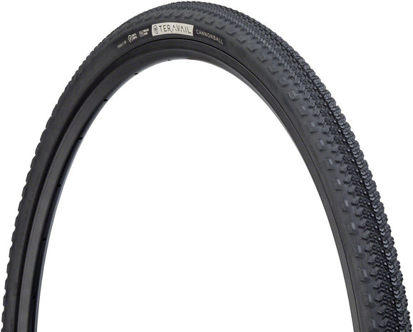 Teravail Cannonball Tire - 700 x 38, Tubeless, Folding, Black, 60tpi, Light and Supple