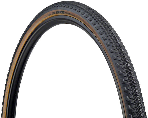 Teravail Cannonball Tire - 700 x 38, Tubeless, Folding, Black/Tan, 60tpi, Light and Supple