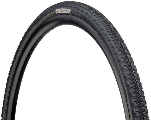 Teravail Cannonball Tire - 700 x 35, Tubeless, Folding, Black, 60tpi, Light and Supple